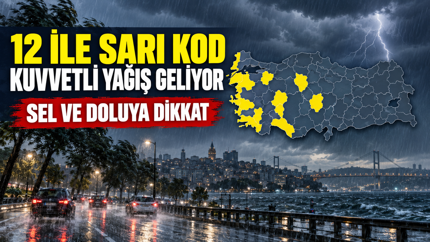 Türkiye sağanağa teslim olacak