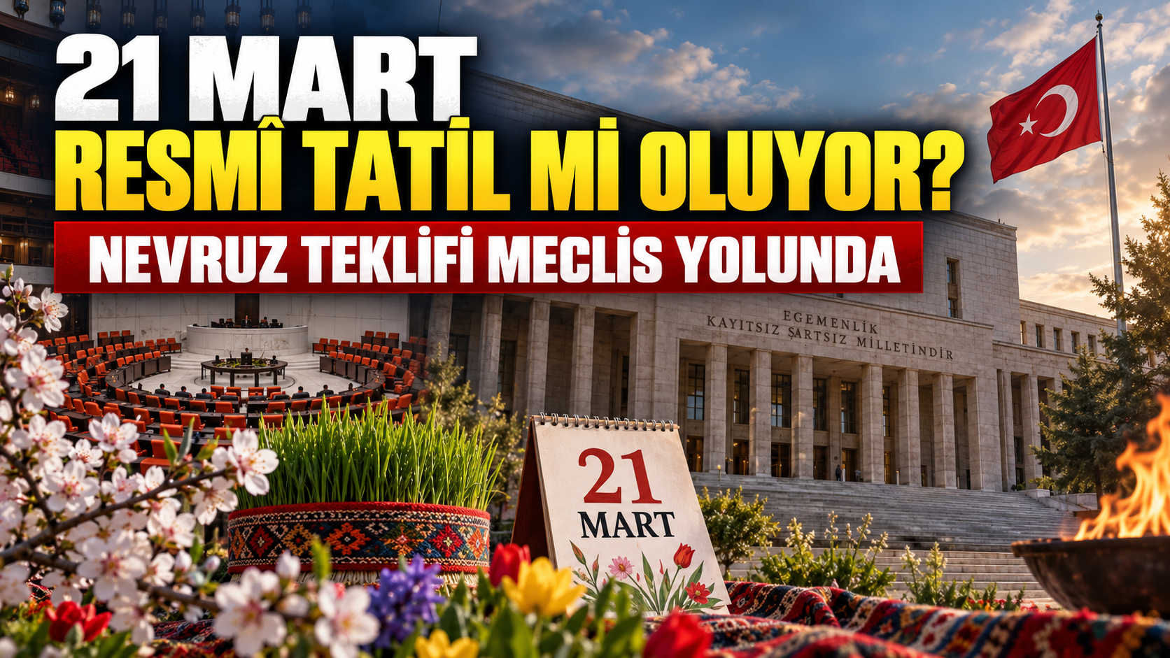 21 Mart için resmî tatil hazırlığı