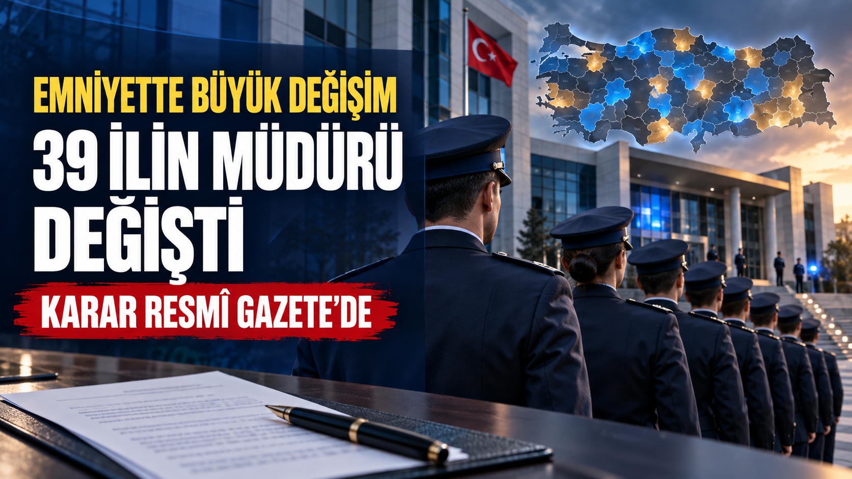 Emniyet teşkilatında büyük değişim