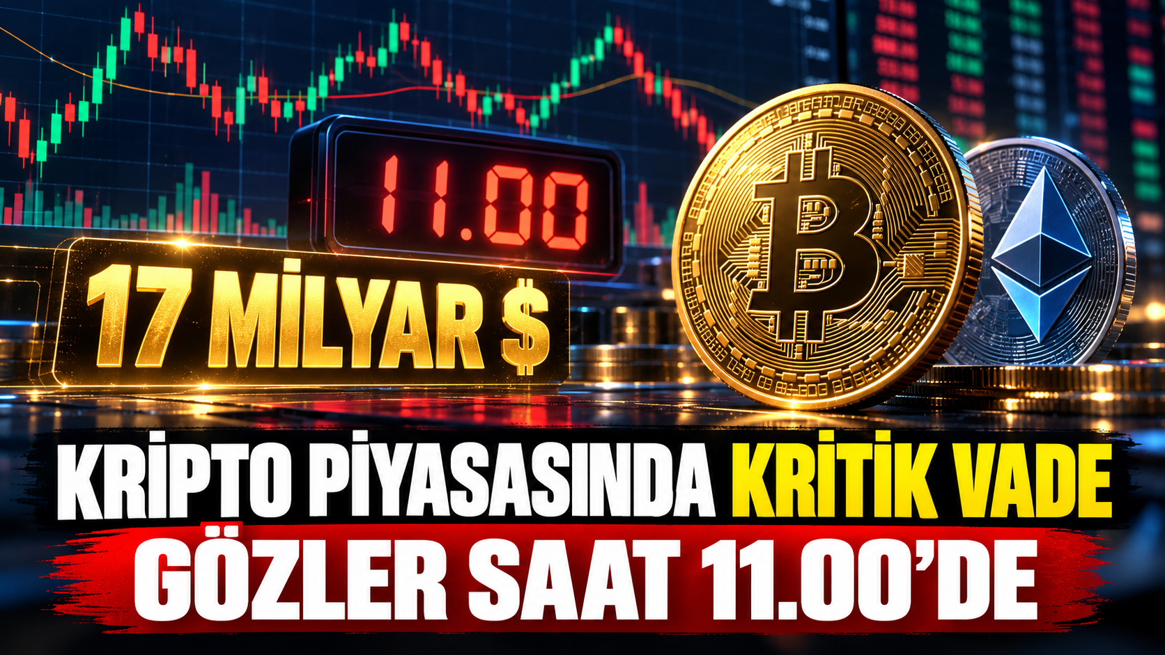 Kripto piyasasında 17 milyar dolarlık saat
