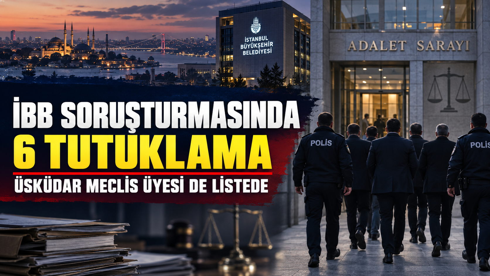 İBB soruşturmasında 6 tutuklama