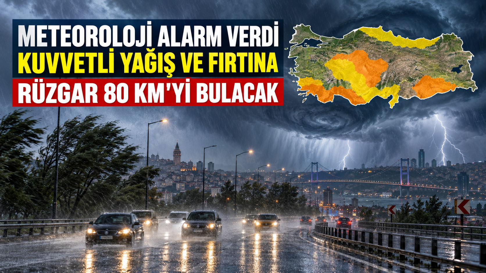 Meteoroloji alarm verdi