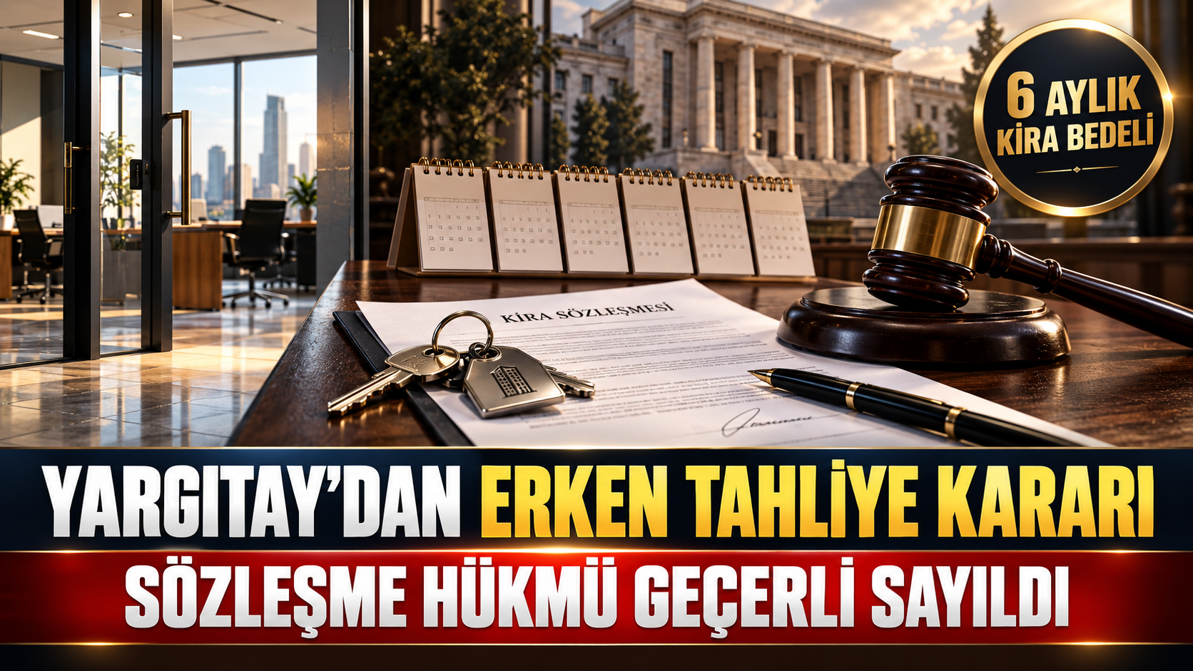 İşyerini erken boşaltan kiracıya altı aylık fatura